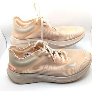 NIKE Zoom Fly SP Women's 10 Guava Ice White Racing Shoes AJ8229-800